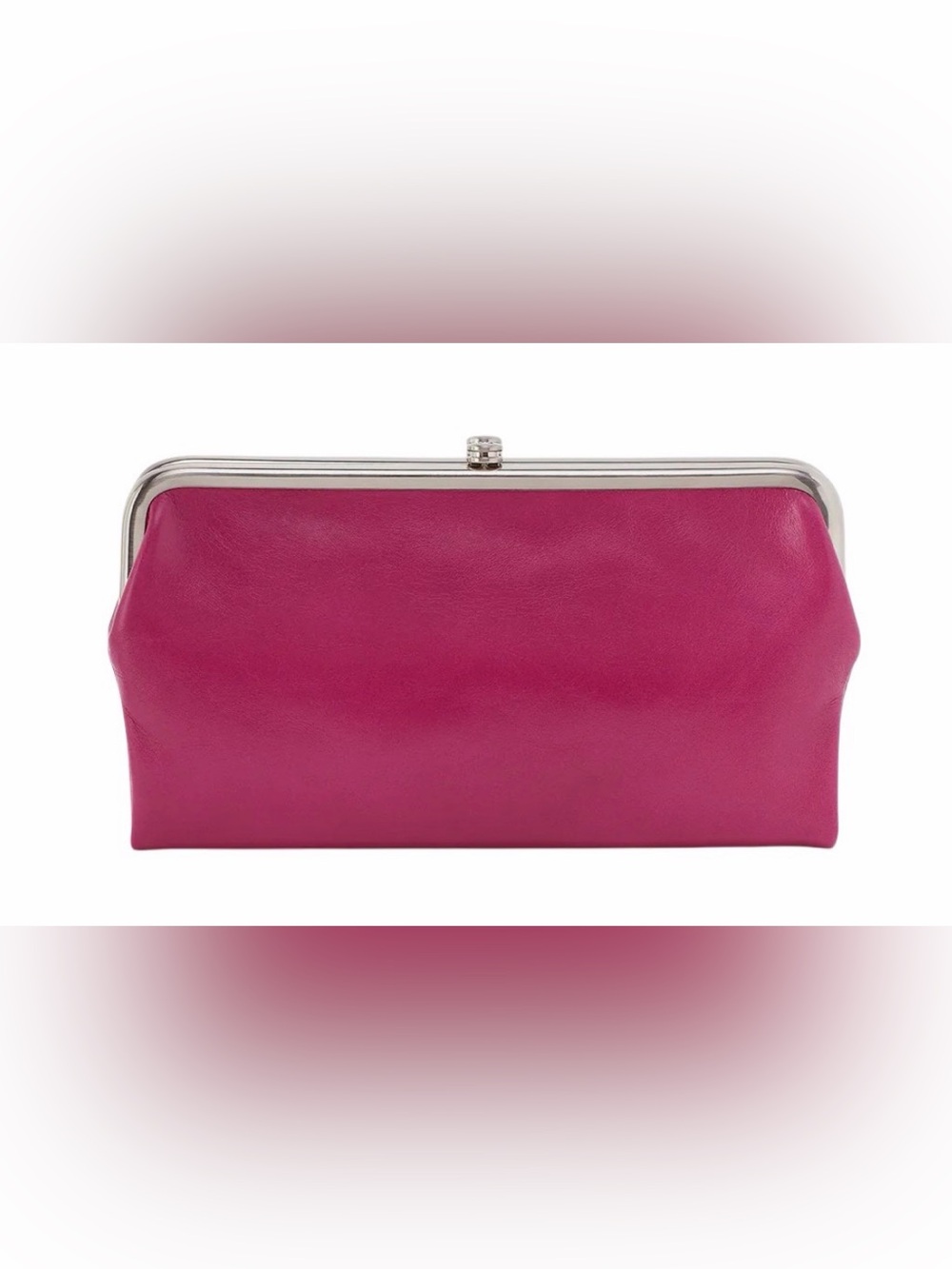 Vintage Hobo Women's Pink Kiss-Lock Clutch Wallet